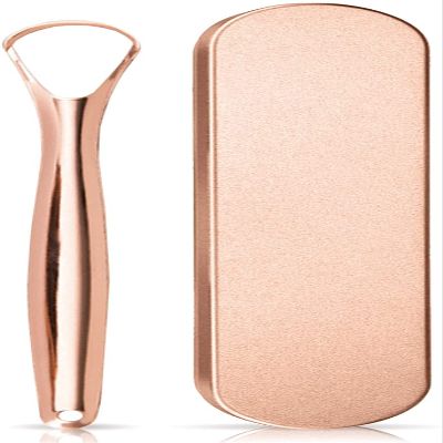 HirrWill Tongue Scraper Copper - Tongue Cleaner - Tongue Scrubber