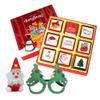 Chocoloony Merry Christmas Chocolate Gift Box Assorted 9 pcs Milk Chocolate Bites with Santa Toy X-Mas Tree Glasses