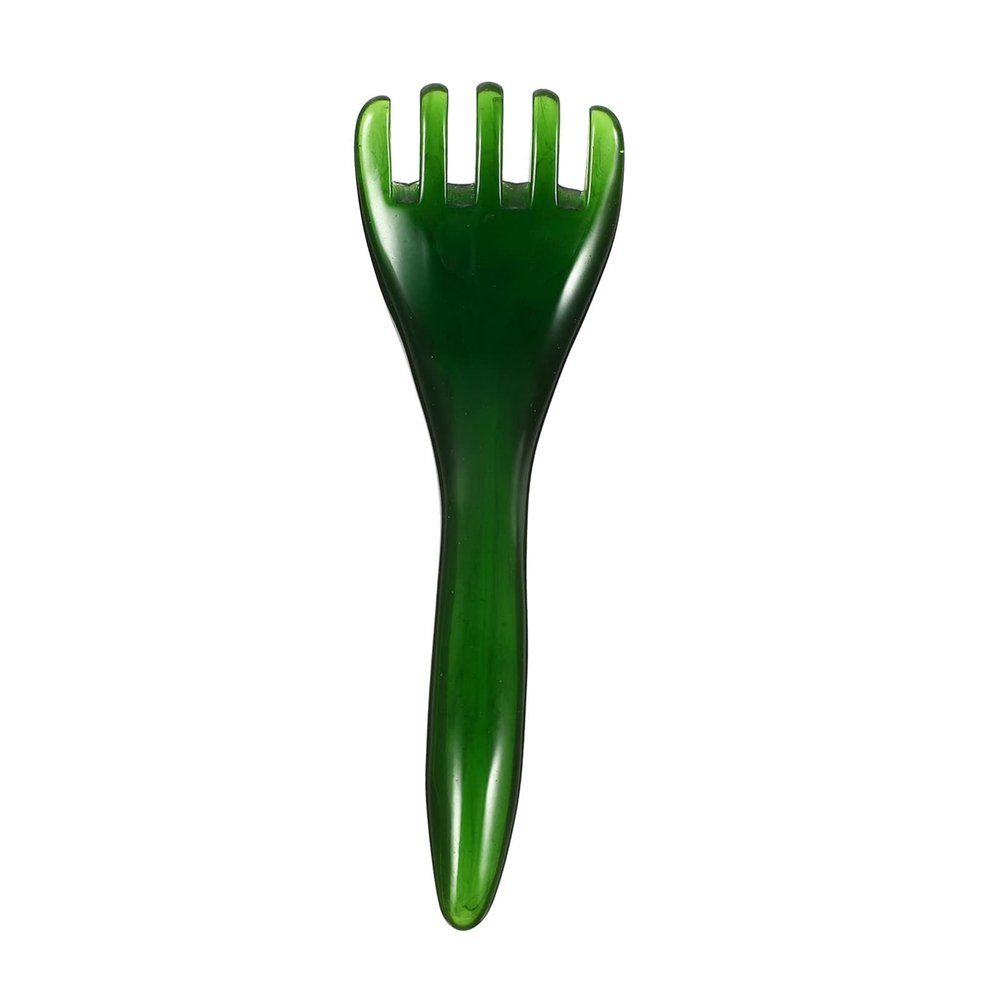 1pc Five-Claw Massager Skin Care Comb Scrape Hair Brush Beeswax Comb Skin Massager Face Massage Tools Scraping Muscle Tool Anti-Aging Mother Hair Color Brush Resin Beeswax