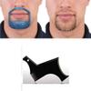 5 Sizes Goatee Beard Shaper, Set of 5 Goatee Template for Men, Fits All Face Shape, Give Perfect Symmetric Goatee Beard at Home, Saves Time (Blue Goatee + Black Beard Shaper) view 1