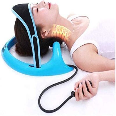 Cervical Traaction, Portable Neck Cervical Pillow, Inflatable Cervical Traction Device for Spinal Decompression, Relieving Pinched Nerves, and Cervical Pain, Neck Curve Restorer
