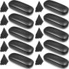 10 Pieces Hard Shell Eyeglass Case for Reading Glasses Spectacles Small Sunglasses Pocket Size Cases view 1