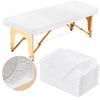 25PCS 84x35in Disposable Fitted Massage Table Sheets with Elastic, Breathable Disposable Massage Table Cover, Non Woven Fabric Spa Bed Covers, Single Use for Beauty Salon Wax Tattoo Facial Lash Bed view 1