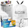 15 Gallon Trash Bags Kitchen Tall Drawstring view 1