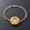 KBFDWEC Hollow Butterfly Stainless Steel Aromatherapy Keepsake Bracelet Essential Oils Diffuser Perfume Free 12 Pads Bracelet 2 view 2
