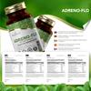 Ezyleaf Adreno-Flo | Ashwagandha Rhodiola Rosea Vitamin C | L Tyrosine Gotu Kola Liquorice Root Pantothenic Acid Ginseng Schisandra | 60 Vegan Capsules | Allergen Free, Non-GMO & UK ISO Certified view 3