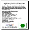 Jaiccha Ghasitaram Christmas Gifts Big Rectangle Basket Hamper of 21 Goodies view 3
