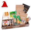 Jaiccha Ghasitaram Christmas Gifts Wooden Tray Hamper with Besan Barfis view 1