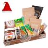 Jaiccha Ghasitaram Christmas Gifts Wooden Tray Hamper with Kaju Katlis view 1