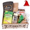 Jaiccha Ghasitaram Christmas Gifts Wooden Carved Basket of 10 Goodiess view 1