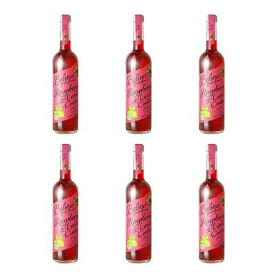 Belvoir Farm Raspberry & Lemon Cordial 500ml Glass Bottle (Pack of 6)