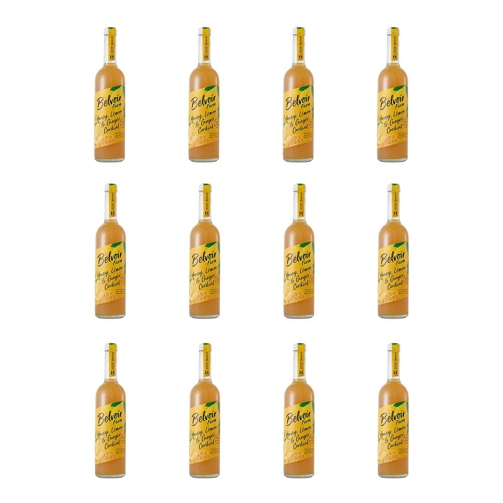 Belvoir Honey, Lemon & Ginger Cordial 500ml - Pack of 12