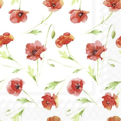 Boston International IHR 3-Ply Paper Napkins, 20-Count Lunch Size, Lena