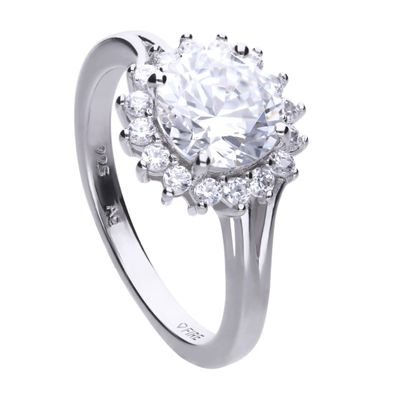 DIAMONFIRE | Classic | Sun Ring, Simulated Diamond, Not Applicable