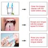 Tongue Scraper with Case,Stainless Steel Tongue Scrapers for Adults Cleaner Fights Bad Breath Oral Care view 3