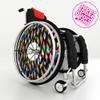 17'' Wheelchair Spoke Guard Protector A-241 (Pair) view 2