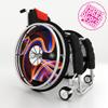 17'' Wheelchair Spoke Guard Protector A-233 (Pair) view 2