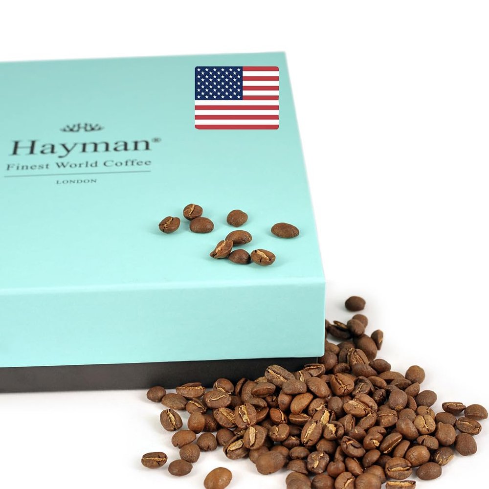 Hayman, 100% Kona Coffee From Hawaii, Whole Bean, Medium Roast, 680g | Fresh Roasted Hawaiian Coffee Beans