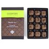 Davenports Chocolates Broon Ale Truffles. 12 handmade luxury chocolates | chocolate gift box view 1