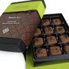 Davenports Chocolates Broon Ale Truffles. 12 handmade luxury chocolates | chocolate gift box view 2