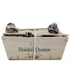 25 Fresh Oysters in Wooden Case view 1