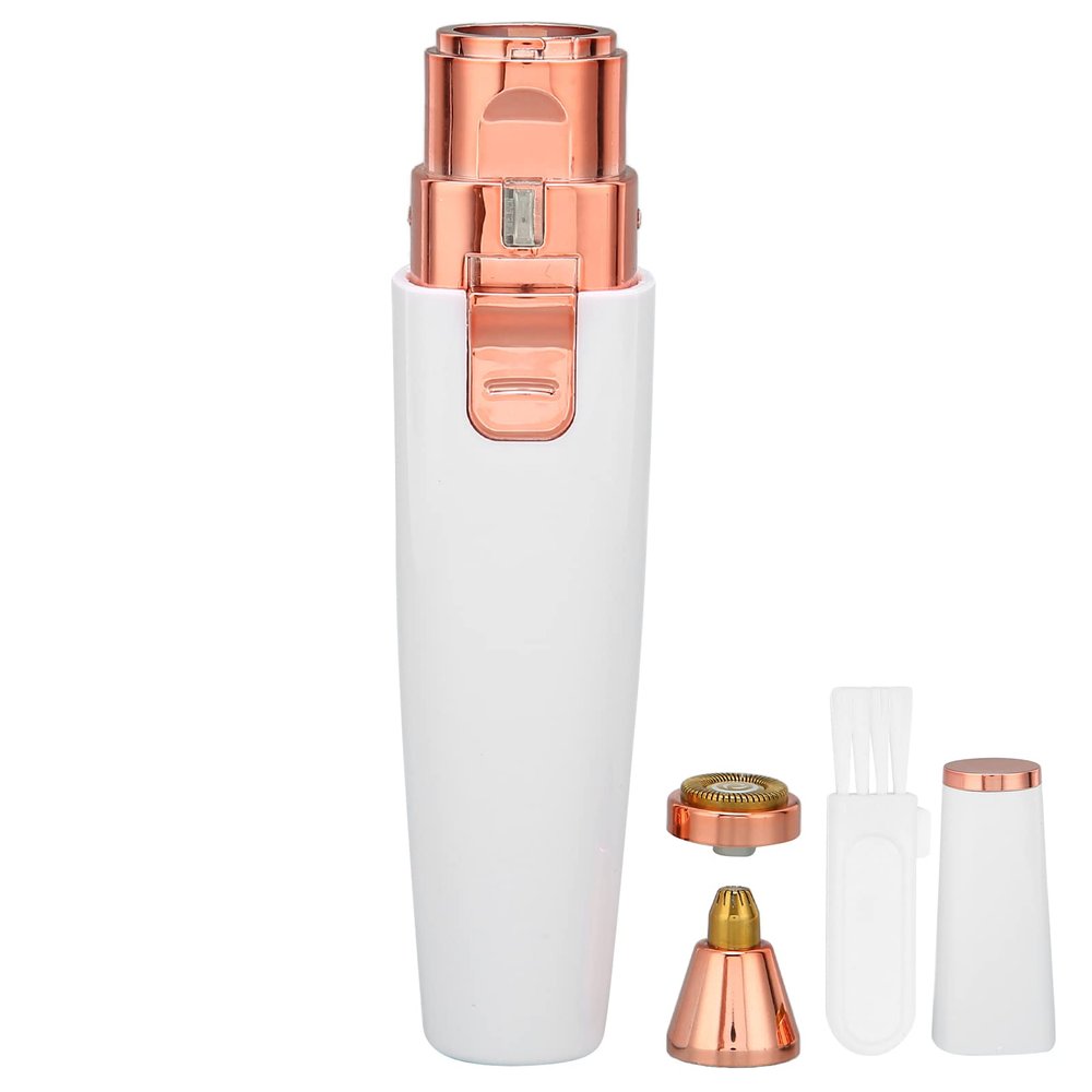 Electric Eyebrow Shaver, Portable Hair Remover Multifunctional Rechargeable with Replacement Blade for Home