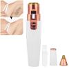 Electric Eyebrow Shaver, Portable Hair Remover Multifunctional Rechargeable with Replacement Blade for Home view 2