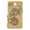 Dritz Round, 23mm, Light Brown, 6 Sustainable Coconut Buttons, 23 mm, 6 Count view 2