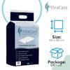 100 x Incontinence Bed Pads | Disposable Bed Pads | Bed Protectors For Incontinence | Size 60x90cm | With Self-Adhesive Sticker Tabs | Bed Mats Disposable | (4 Packs of 25) view 2