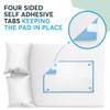 100 x Incontinence Bed Pads | Disposable Bed Pads | Bed Protectors For Incontinence | Size 60x90cm | With Self-Adhesive Sticker Tabs | Bed Mats Disposable | (4 Packs of 25) view 3