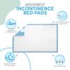 100 x Incontinence Bed Pads | Disposable Bed Pads | Bed Protectors For Incontinence | Size 60x90cm | With Self-Adhesive Sticker Tabs | Bed Mats Disposable | (4 Packs of 25) view 4