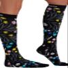 Cherokee Printsupport Women 8-12 mmHg Support Socks, Regular, Breezy Buds view 4