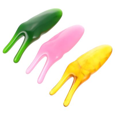 Lurrose 3pcs Resin Beeswax Nose Scraping Bar Facial Beauty Stick for Women Nose Massagers