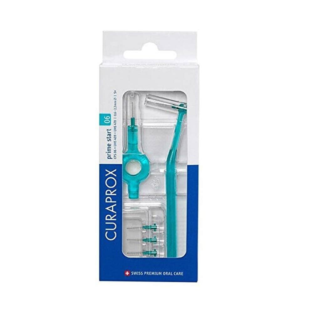 Curaden Ag Curaprox CPS 06 Brush Prime Start 06 Turquoise 5 Pieces