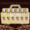 Luxury Coffee Syrup Gift Set  6 Flavoured Coffee Syrups in Festive Gift Box  Christmas Hamper for Women & Men  Coffee Gift Set with Caramel, Vanilla, Hazelnut, Amaretto & Peppermint Syrups view 2