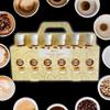 Luxury Coffee Syrup Gift Set  6 Flavoured Coffee Syrups in Festive Gift Box  Christmas Hamper for Women & Men  Coffee Gift Set with Caramel, Vanilla, Hazelnut, Amaretto & Peppermint Syrups view 4