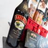 InterHamper | Baileys Hamper Gift Bonanza presented in a Rope Woven Red Basket view 2