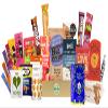 Ultimate Luxury Vegan Healthy Snacks and Sweets Gift Hamper Box Mother's Day, Easter Birthday Party Gift Basket- The Mega Vegan view 1