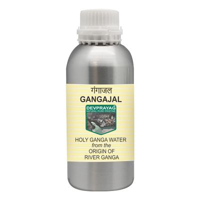 Deve Herbes Devprayag Gangajal Holy Ganga Water from The Origin or Beginning of River Ganga at Devprayag in Aluminium Bottle 1250ml (42 oz)