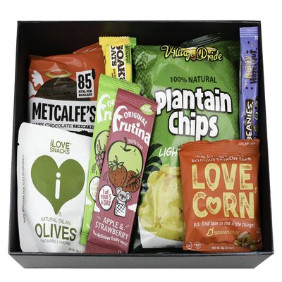 Gluten Free Snack Bars Teatime Treats Hamper Wellness Treat, Picnic, Anniversary Birthday Party Gift Basket - Gluten Free Indulgence