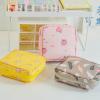 1 Pcs Cartoon Sanitary Napkin Storage Waterproof Traveling Sanitary Napkin Holder Makeup Organizer Portable Pad Bags for Period Menstrual Pouch for Girls (B) view 2