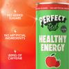 PerfectTed Apple Raspberry Healthy Energy Drink, 12 x 250ml Cans, All-Natural Green Tea Caffeine (80mg) & L-Theanine | Low Calorie (30KCAL) | Vegan | Gluten-Free view 4