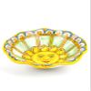 Ceramiche Azzaro & Romano Caltagirone Centerpiece with Sun in Sicilian Cart Style and Almond Paste view 3