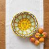Ceramiche Azzaro & Romano Caltagirone Centerpiece with Sun in Sicilian Cart Style and Almond Paste view 4
