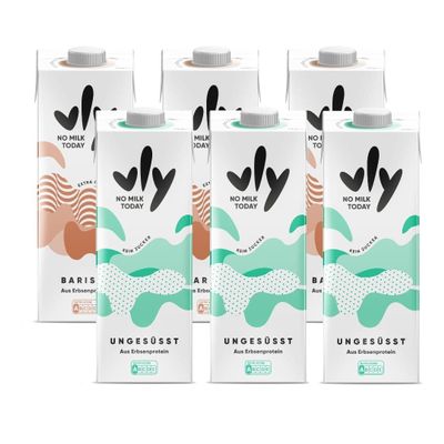 vly  A Creamy Delicious Pea-Protein + Calcium Milk Alternative | TASTER PACK: Vegan Option for Coffee Muesli Shakes | High-Protein & Low Sugar Plant-based Optimal Healthy Substitute Drink