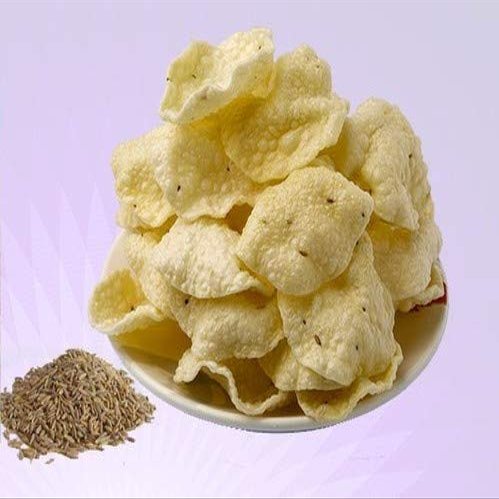 Earth Best Small Rice Papad, Rice Chips, 400gm, Homemade Ready to Fry Fryums, Healthy & Crunchy