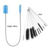 11pcs Cleaning Brushes Flexible Sink Overflow Drain Unblocker Steel Bathroom Shower Cleaner Hair Removal Cleaner Kitchen Tools view 4