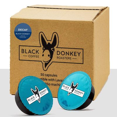Black Donkey - 50 Capsules Compatible with Lavazza A Modo Mio* Machines | DECAF