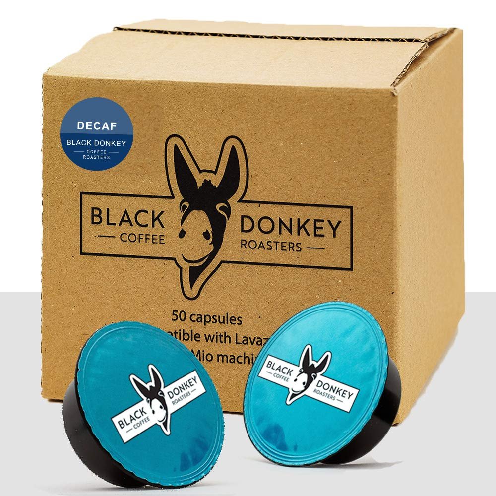 Black Donkey - 50 Capsules Compatible with Lavazza A Modo Mio* Machines | DECAF