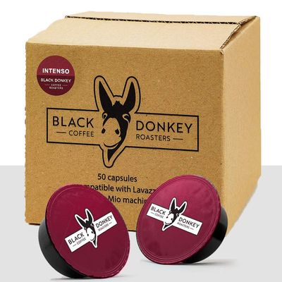 Black Donkey - 50 Capsules Compatible with Lavazza A Modo Mio* Machines | INTENSO